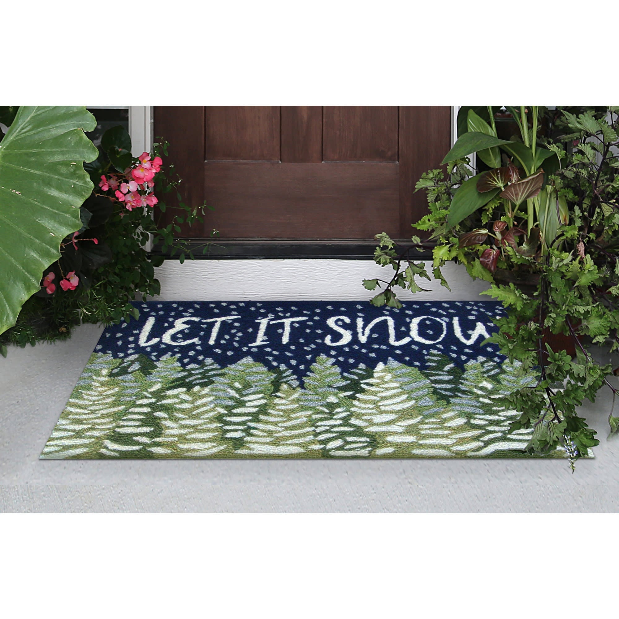 Frontporch Let It Snow Indoor Outdoor Mat