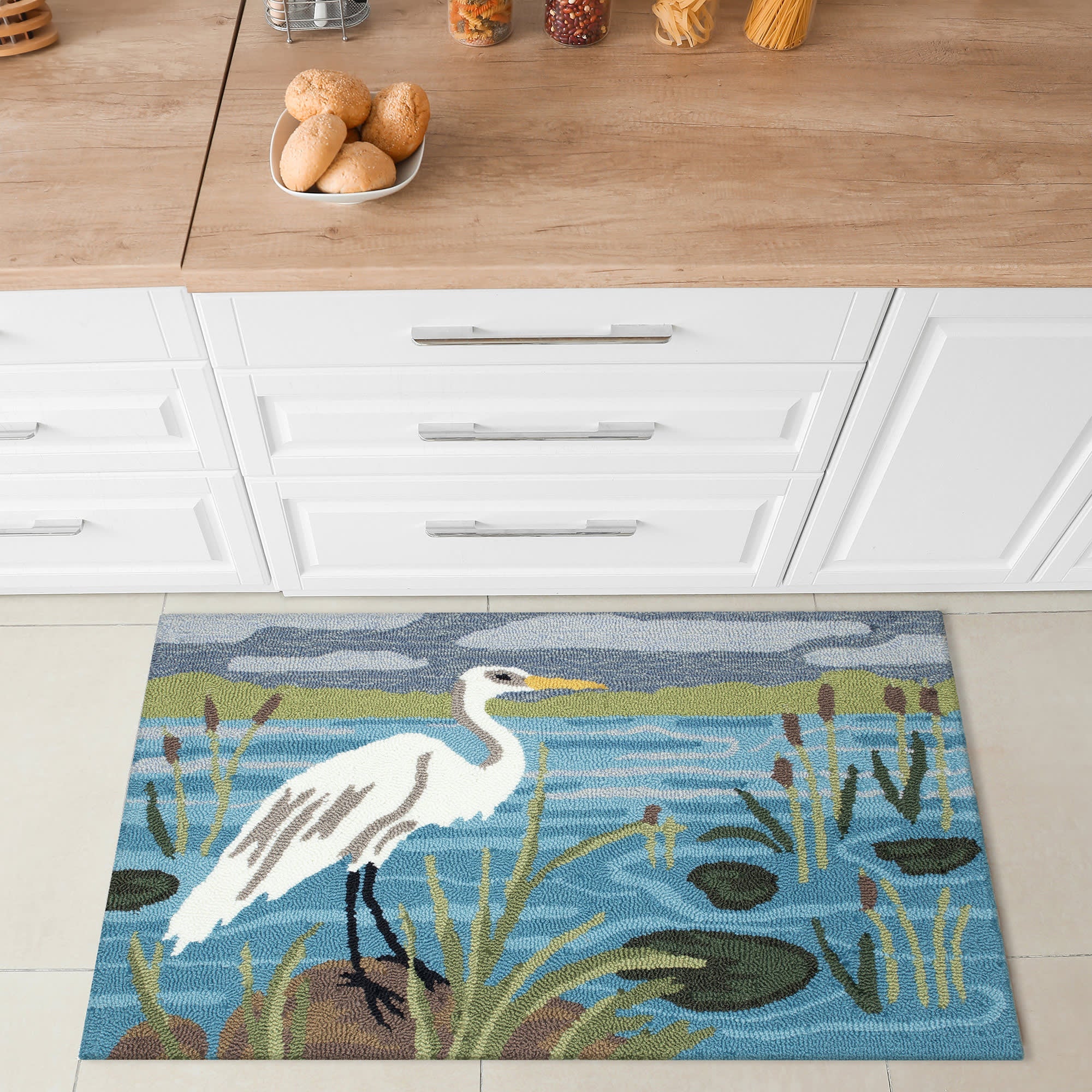 Frontporch Egret Indoor Outdoor Mat