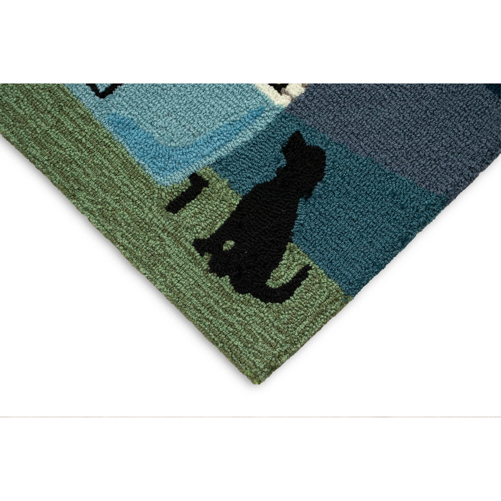 Frontporch Happy Camper Indoor Outdoor Mat