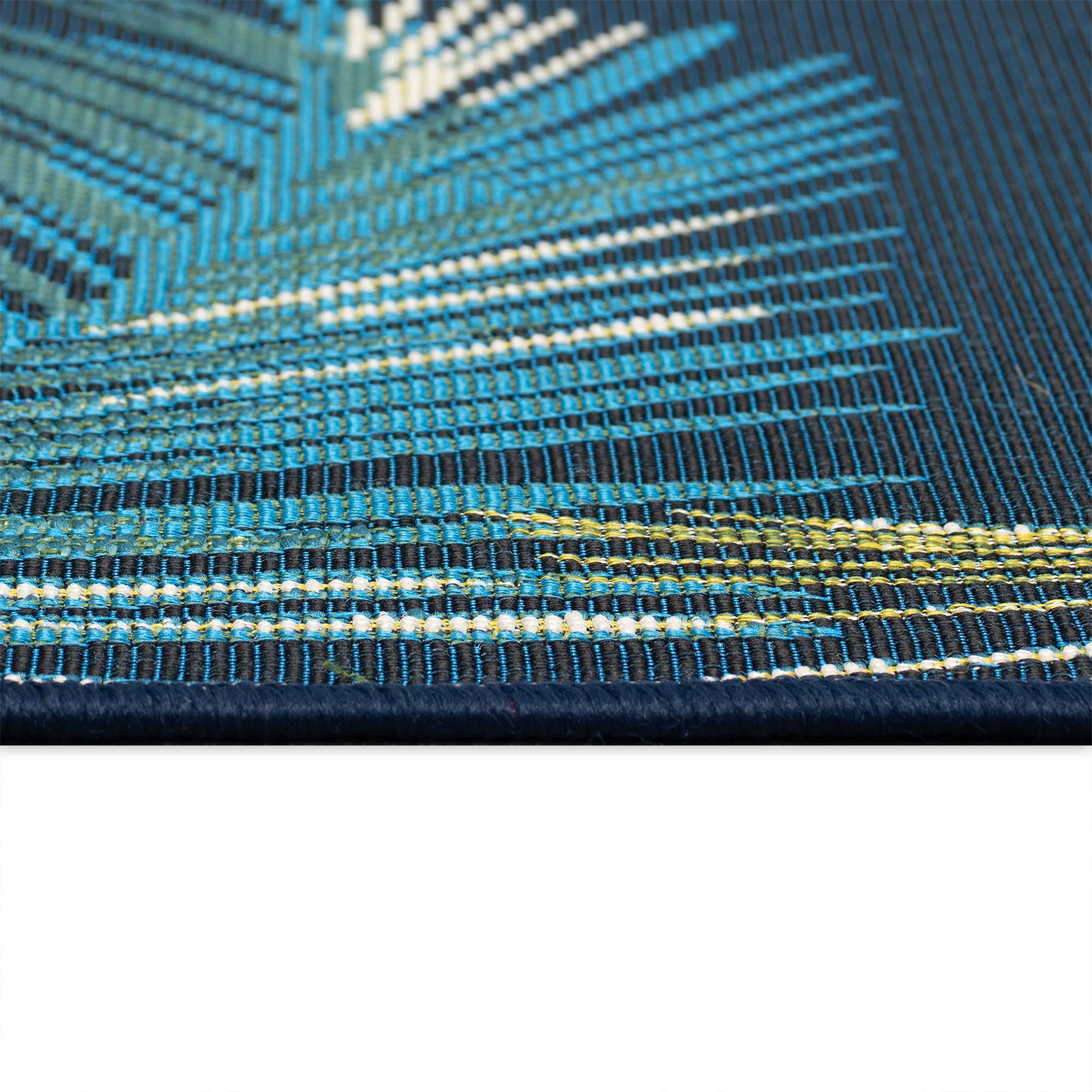 Esencia Palm Border Indoor Outdoor Mat