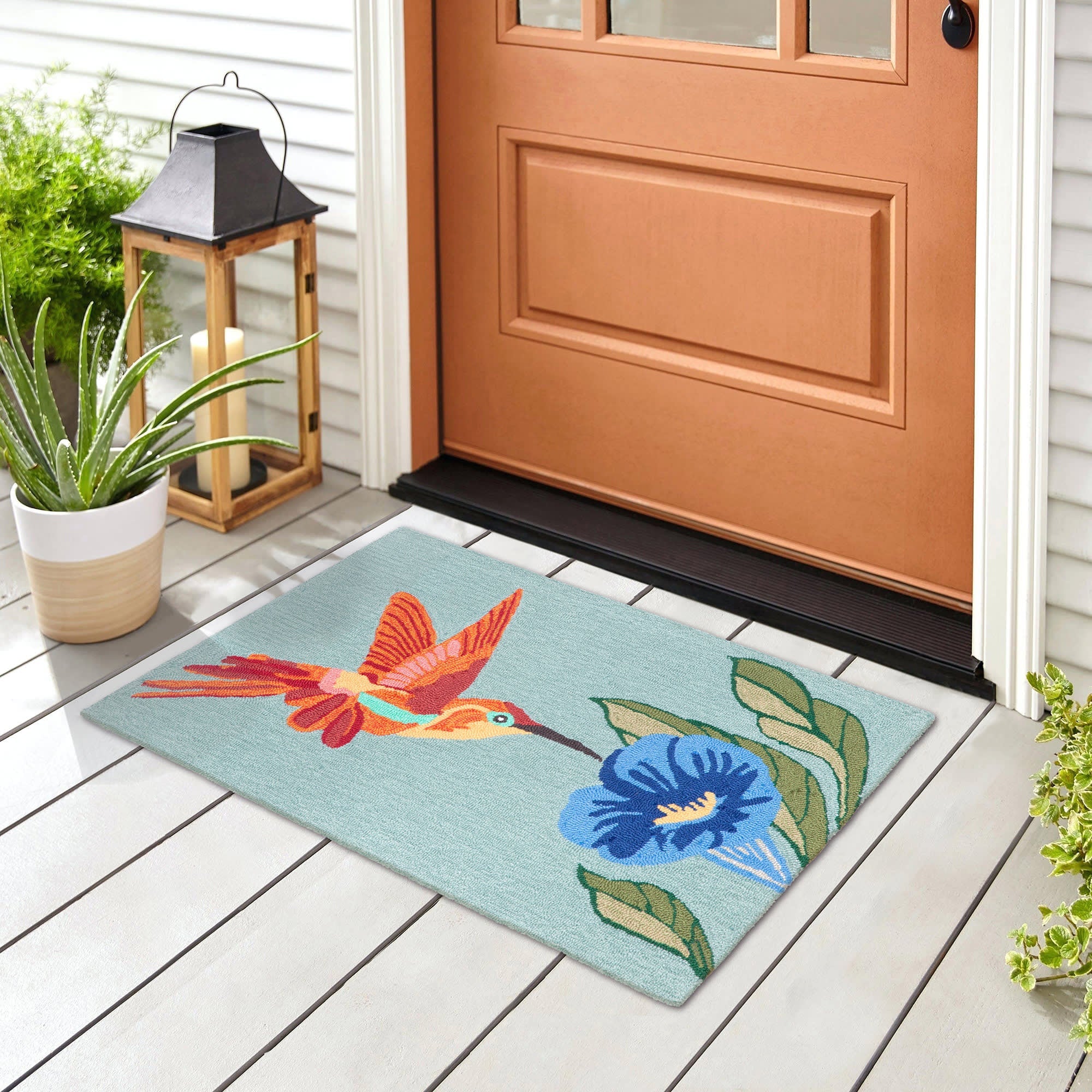 Frontporch Hummingbird Indoor Outdoor Mat