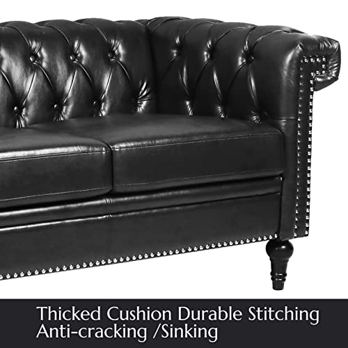 Blue Velvet 3-Seater Sofa Y22094