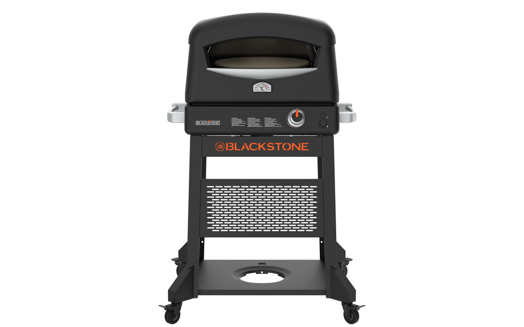 16 Rotating Cordierite Stone Propane Pizza Oven with Mobile Stand F5224