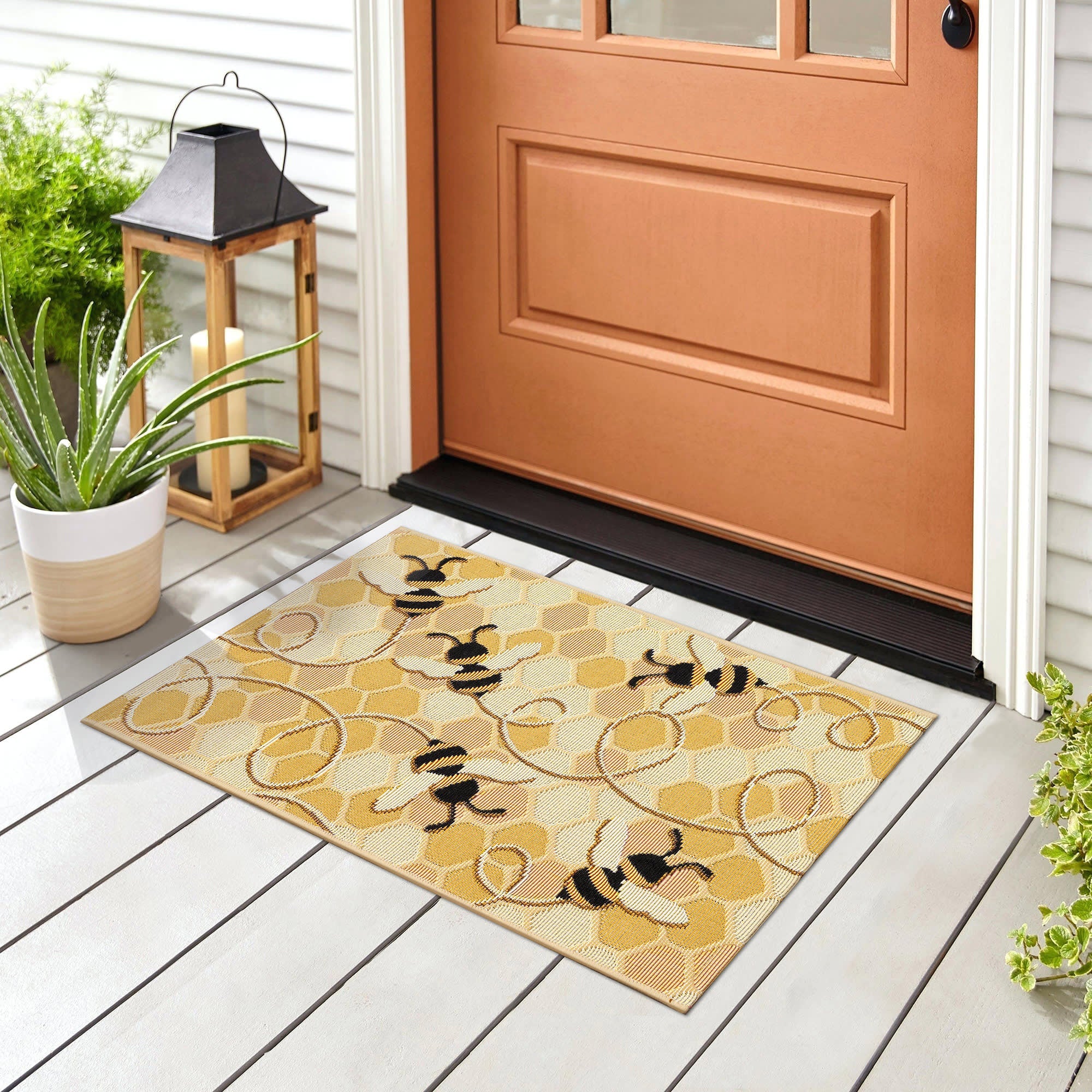 Esencia Bee Free Indoor Outdoor Mat