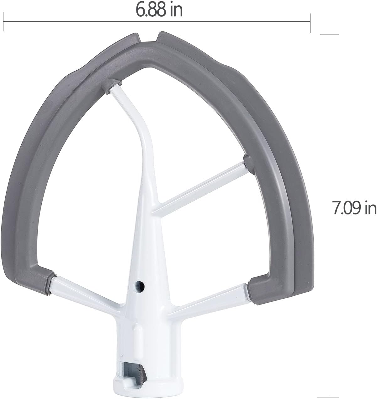 6 Quart Flat Beater Paddle with Flexible Silicone Edge W260