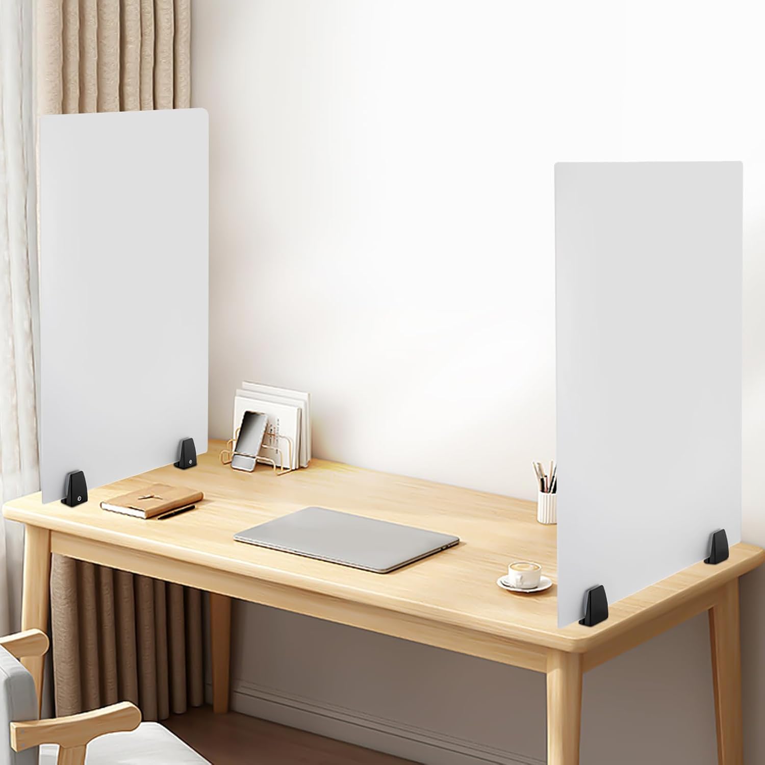 2PCS Acrylic Desk Dividers, 30 x 18 inch I4739