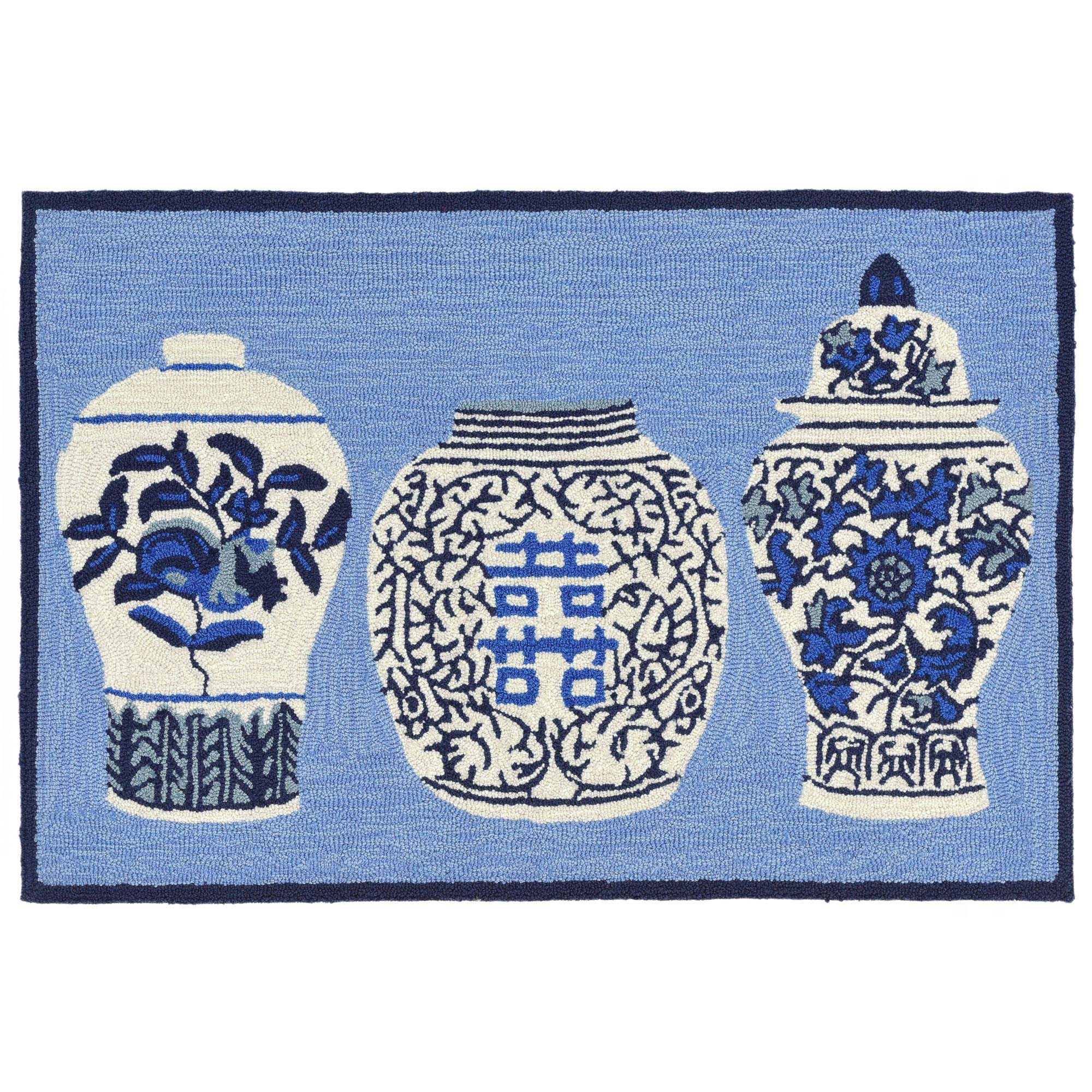 Frontporch Ginger Jars Indoor Outdoor Mat