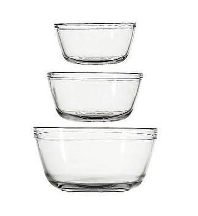 3 Piece Glass Mixing Bowl Set V998