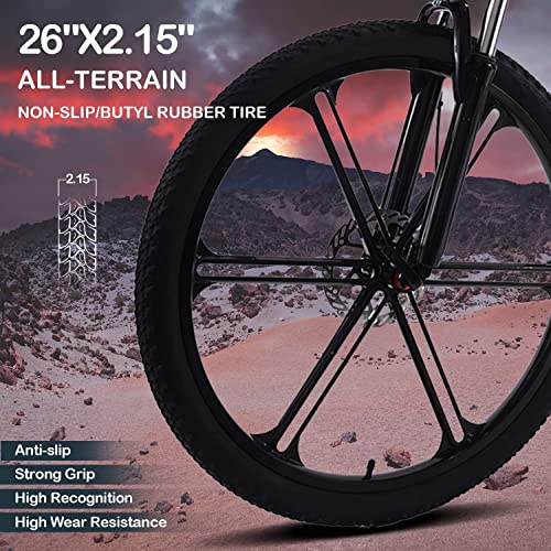 26" 350W 36V 10A Foldable Electric Bike with Removable Battery A819