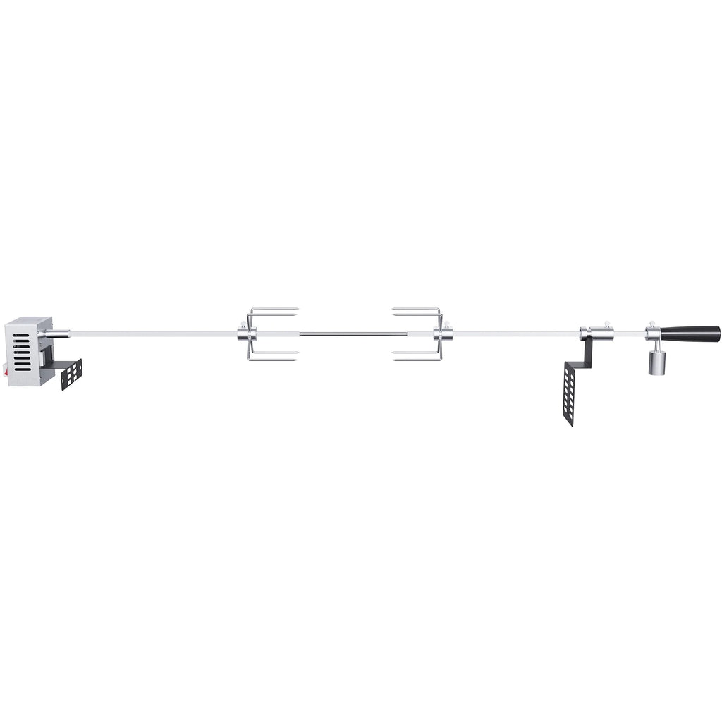 Universal Grill Rotisserie Kit BBQ Roaster 32"/39" Spit Rod Electric Motor N43507