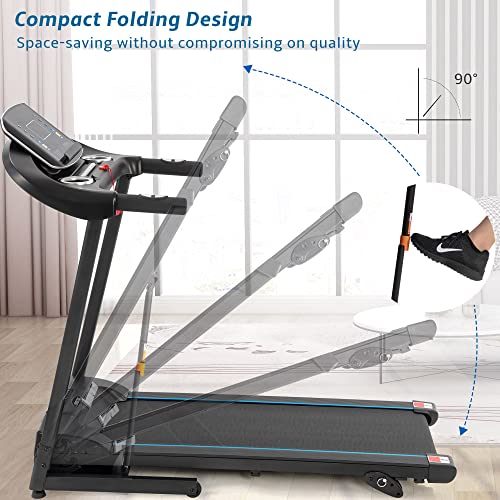 3.5HP Electric Motorized Treadmill with 10MPH Speed H5879