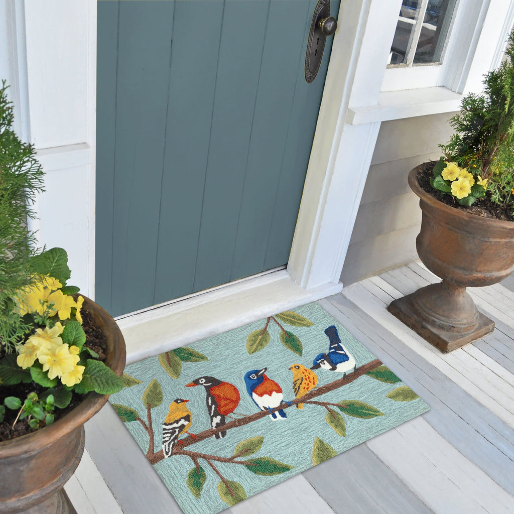 Frontporch Birds On A Branch Indoor Outdoor Mat