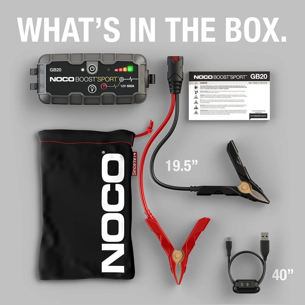 500 Amp 12-Volt Lithium Jump Starter Box Pack of 2 P334