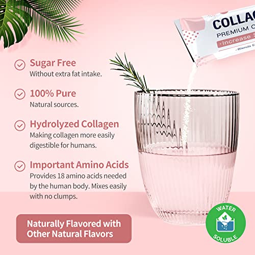 Multi Collagen Peptides Powder Type I II III V X Hydrolyzed Collagen Peptides with Prebiotics Sugar-Free Non-GMO X785764