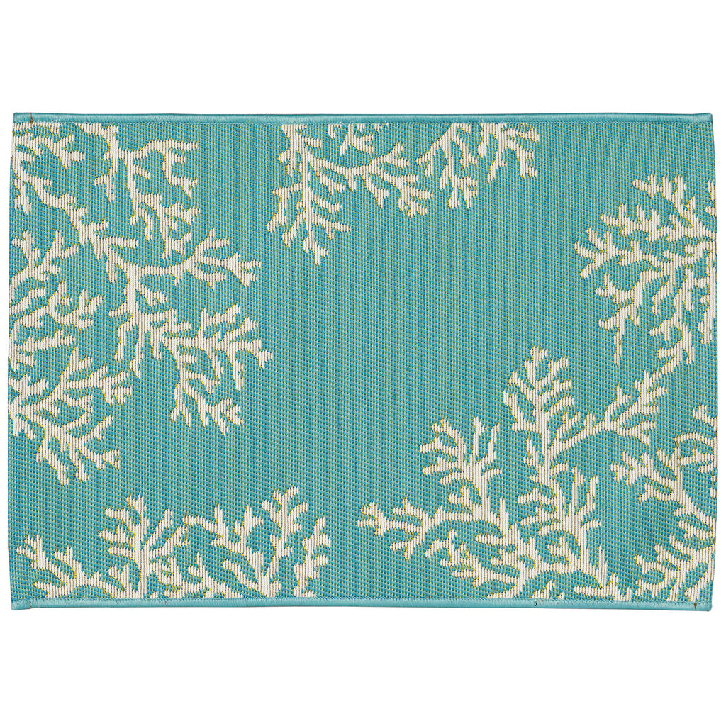 Esencia Coral Edge Indoor Outdoor Mat