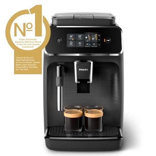 Black Fully Automatic Espresso Machine with Ceramic Grinder E4979