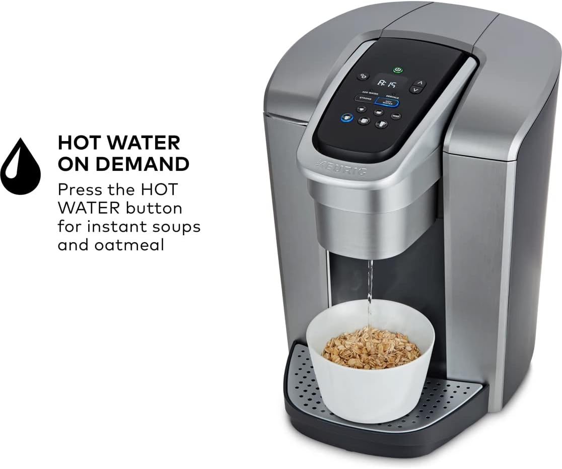 Brushed Silver Single Serve Programmable Coffeemaker W118074