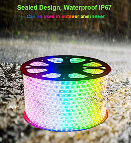30ft WiFi RGB Dimmable Waterproof LED Strip Lights N412099