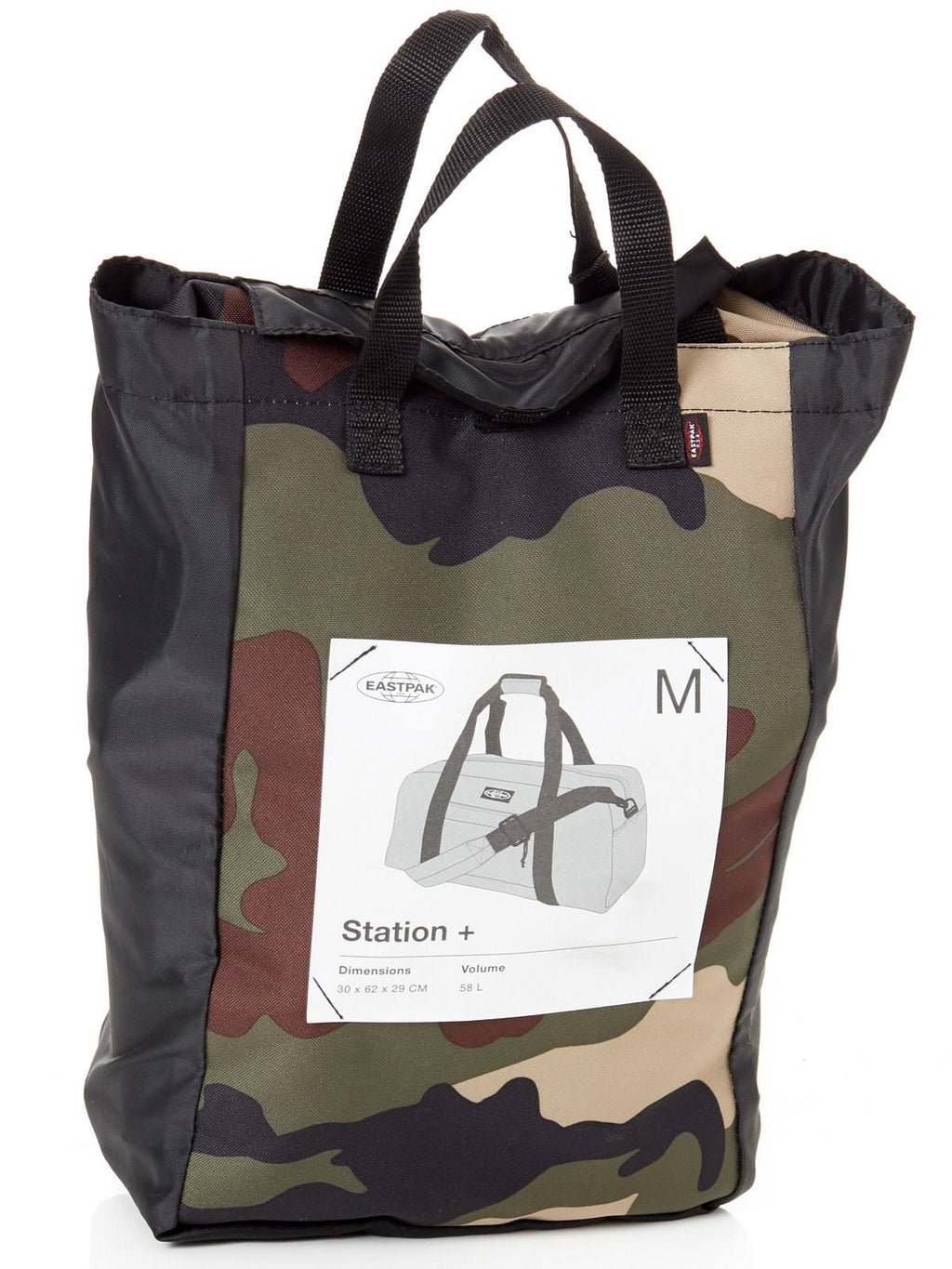 Green Brown Camo 58L Bag T180093