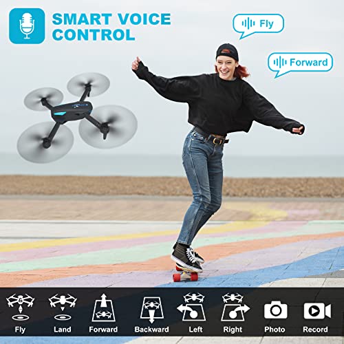 Foldable Remote Control Quadcopter with 1080P Camera and 2 Batteries T430
