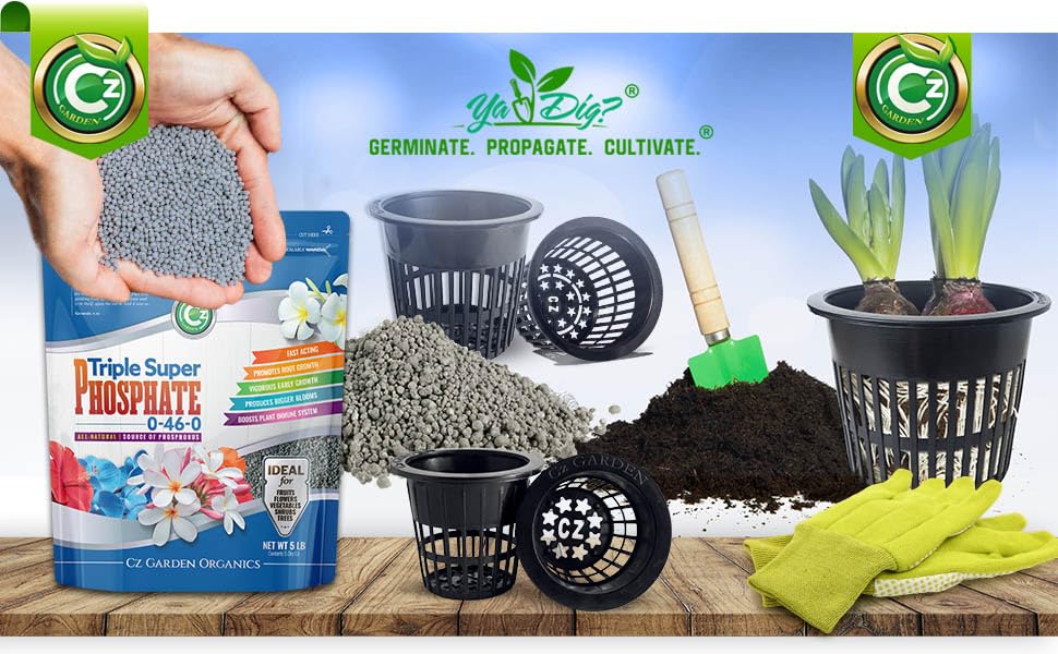 Triple Super Phosphate 0-46-0 Fertilizer TSP Pure Phosphorus Plant Food F315