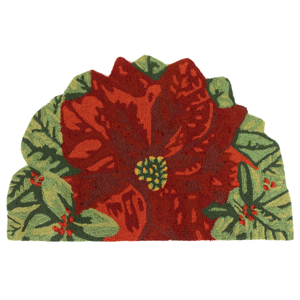 Frontporch Poinsettia Indoor Outdoor Mat