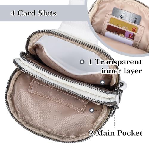 Small Crossbody Sling Bag Touchscreen Fanny Pack O92648