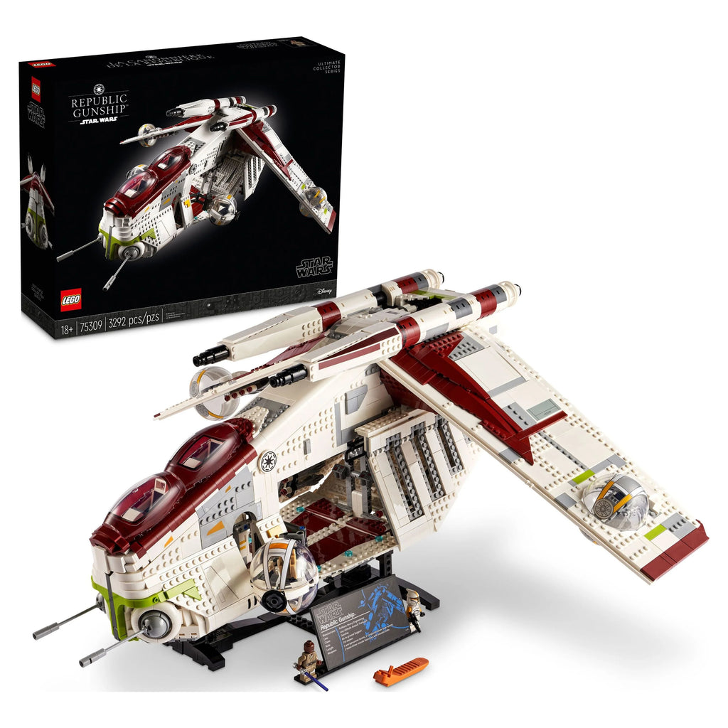LEGO Star Wars Republic Gunship 75309 UCS Display Model Kit T9402
