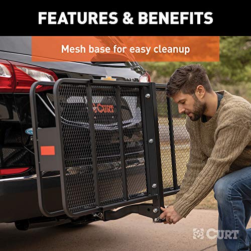 60 x 24-Inch Black Steel Cargo Carrier R6593