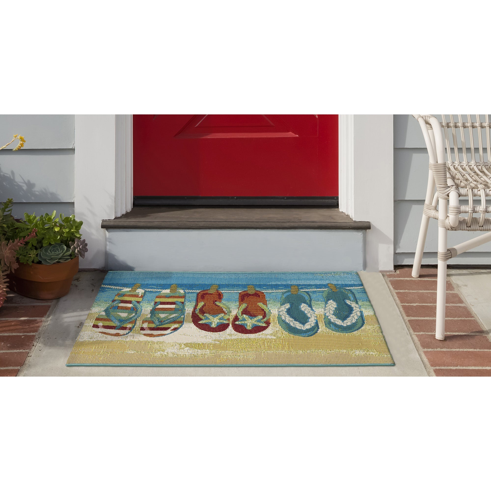 Esencia Flip Flops Forever Indoor Outdoor Mat