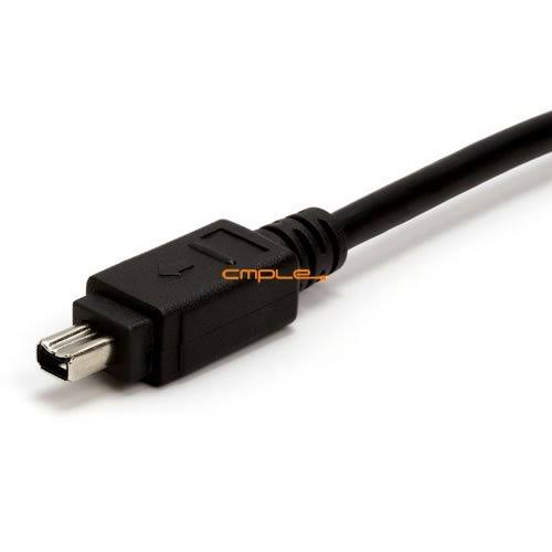 Black 10ft Firewire DV Cable M214