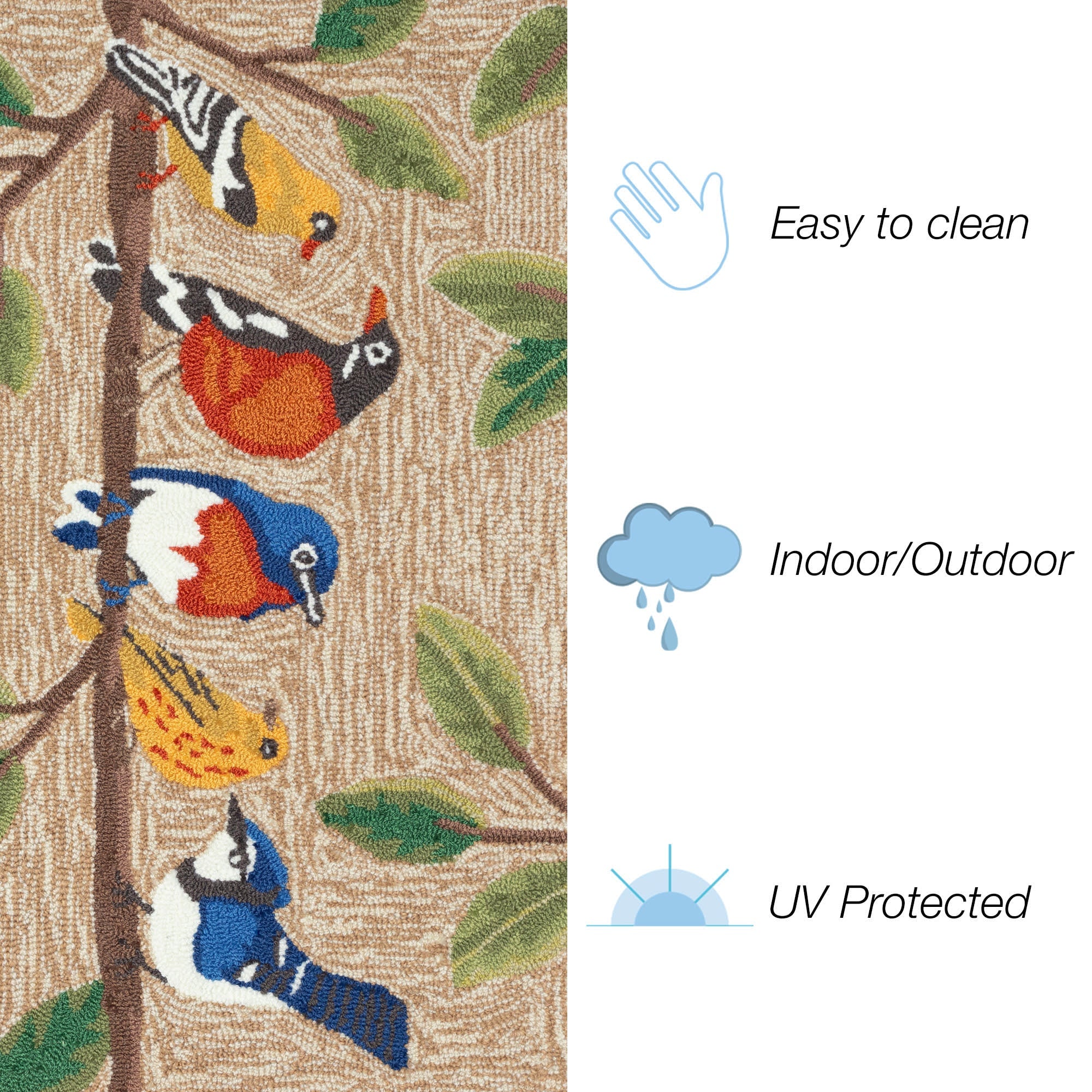 Frontporch Birds On A Branch Indoor Outdoor Mat