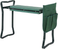 Garden Kneeler Seat Stool with Tool Bag Pouch K60755