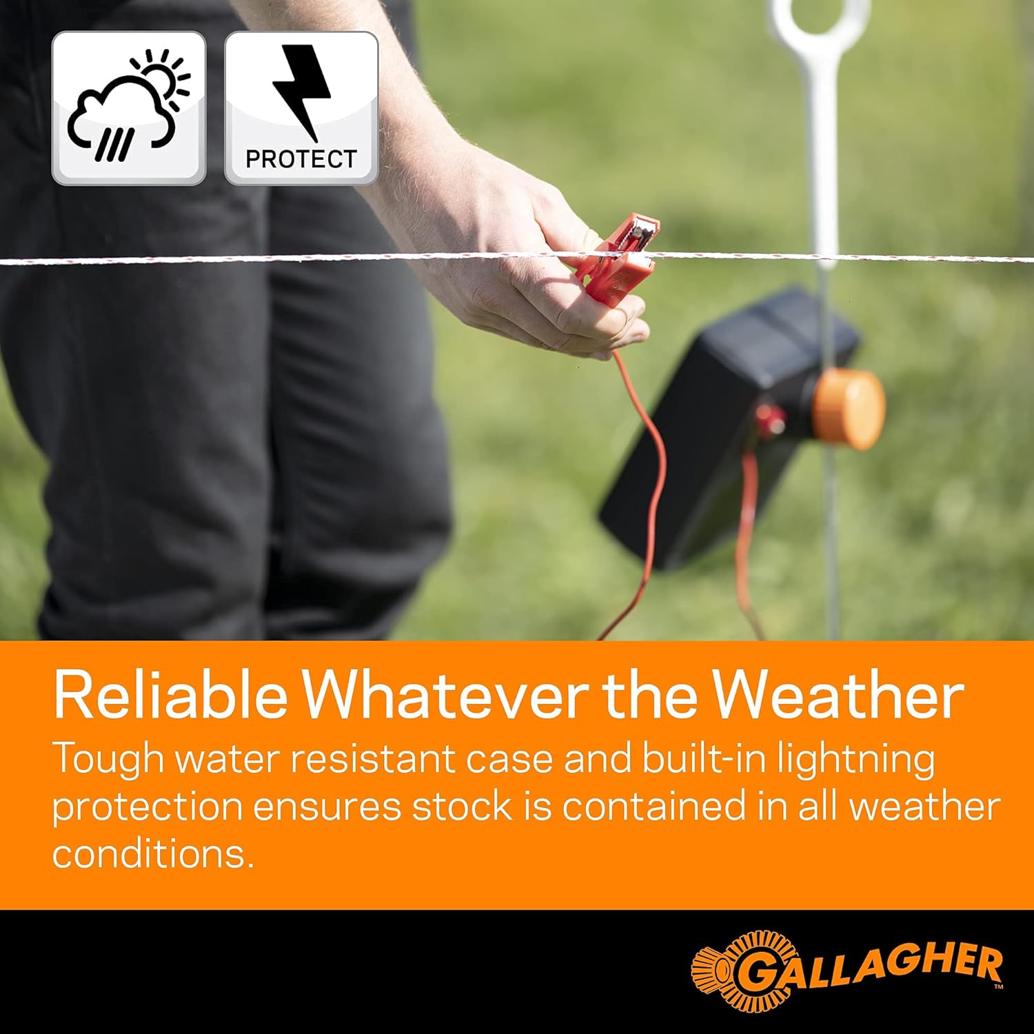 Solar Electric Fence Charger 0.12 Stored Joule Energizer I203