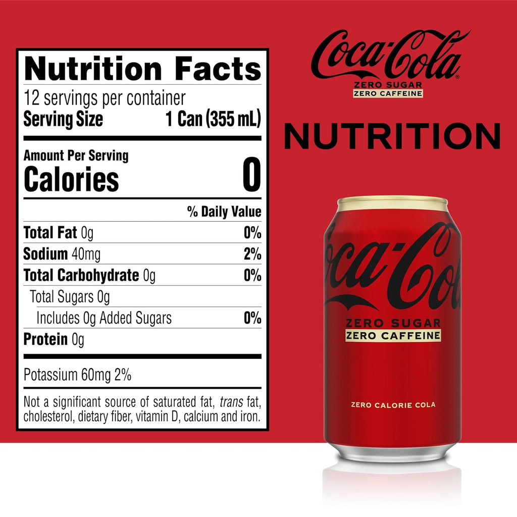 Zero Caffeine-Free Soda, 12 Fl Oz (pack of 12) U9427