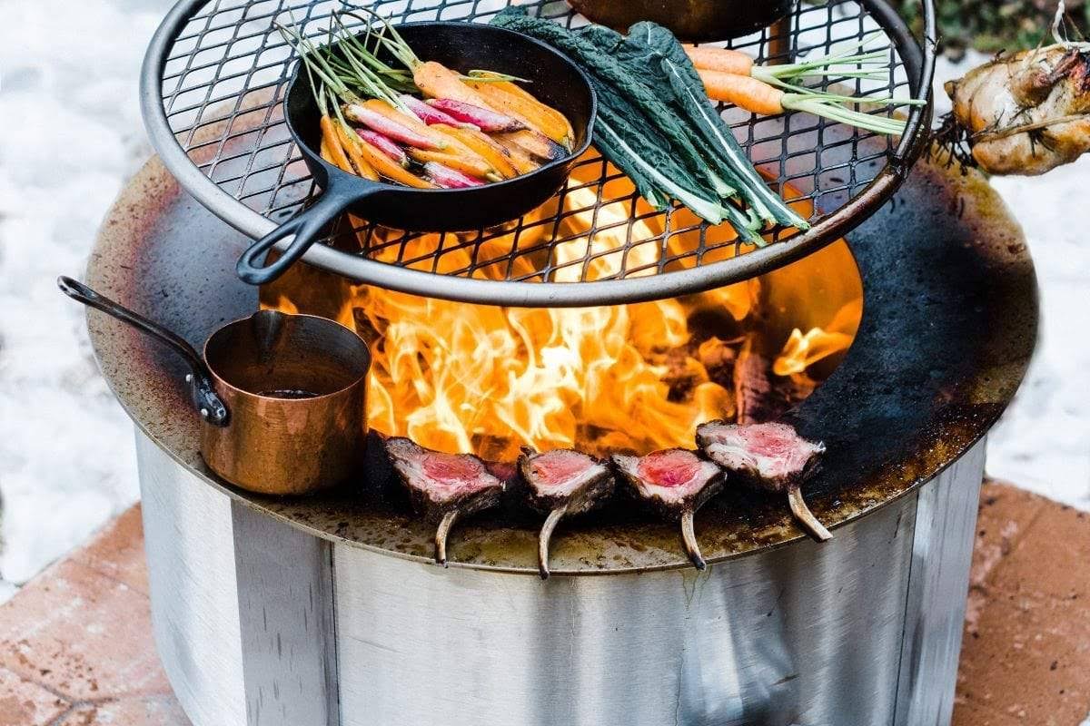 Stainless Steel Smokeless Fire Pit E93340