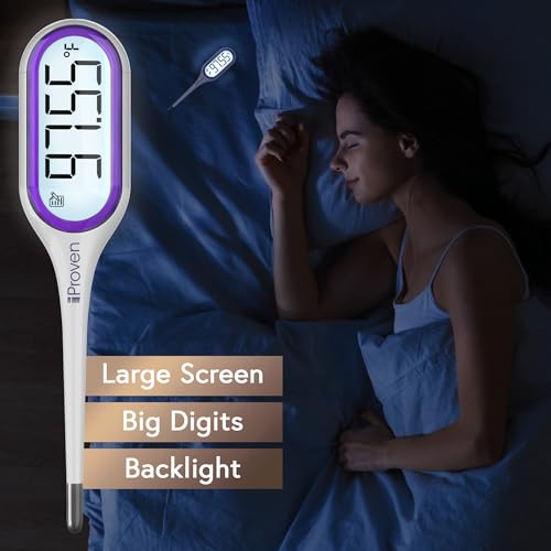 Basal Body Thermometer with Backlight, 1/100 Degree High Precision U31333