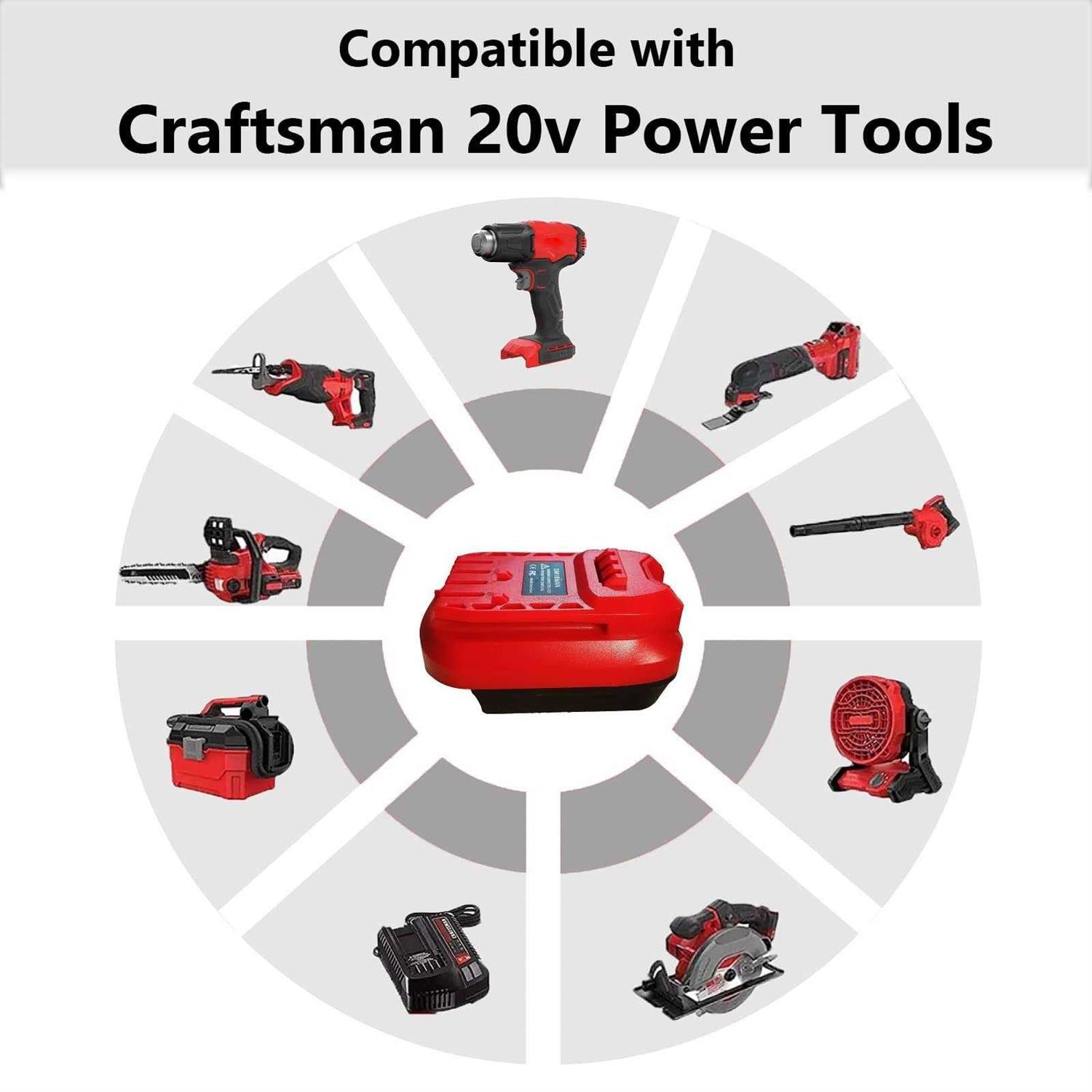 Adapter for Craftsman V20 Cordless Tools S536461
