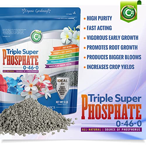 Triple Super Phosphate 0-46-0 Fertilizer TSP Pure Phosphorus Plant Food F315