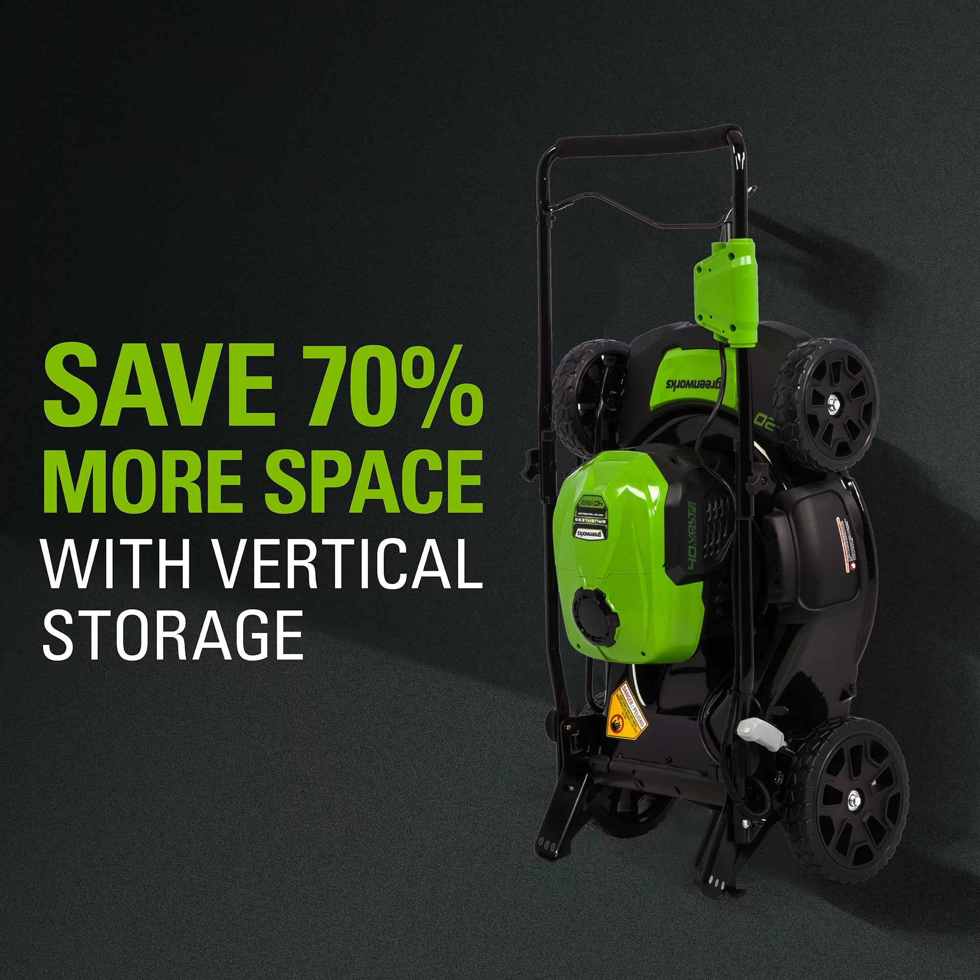 40V Brushless Push Lawn Mower with 4.0 Ah Battery & Quick Charger S145