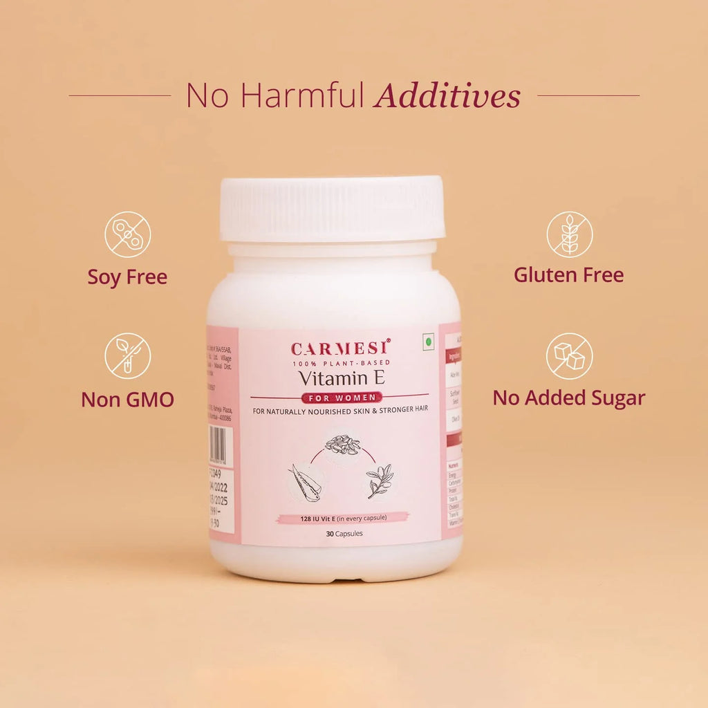100% Plant-Based Vitamin E Capsules 30 Capsules F415