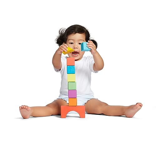 70 Piece Solid Wood Building Blocks with Storage Box S66276