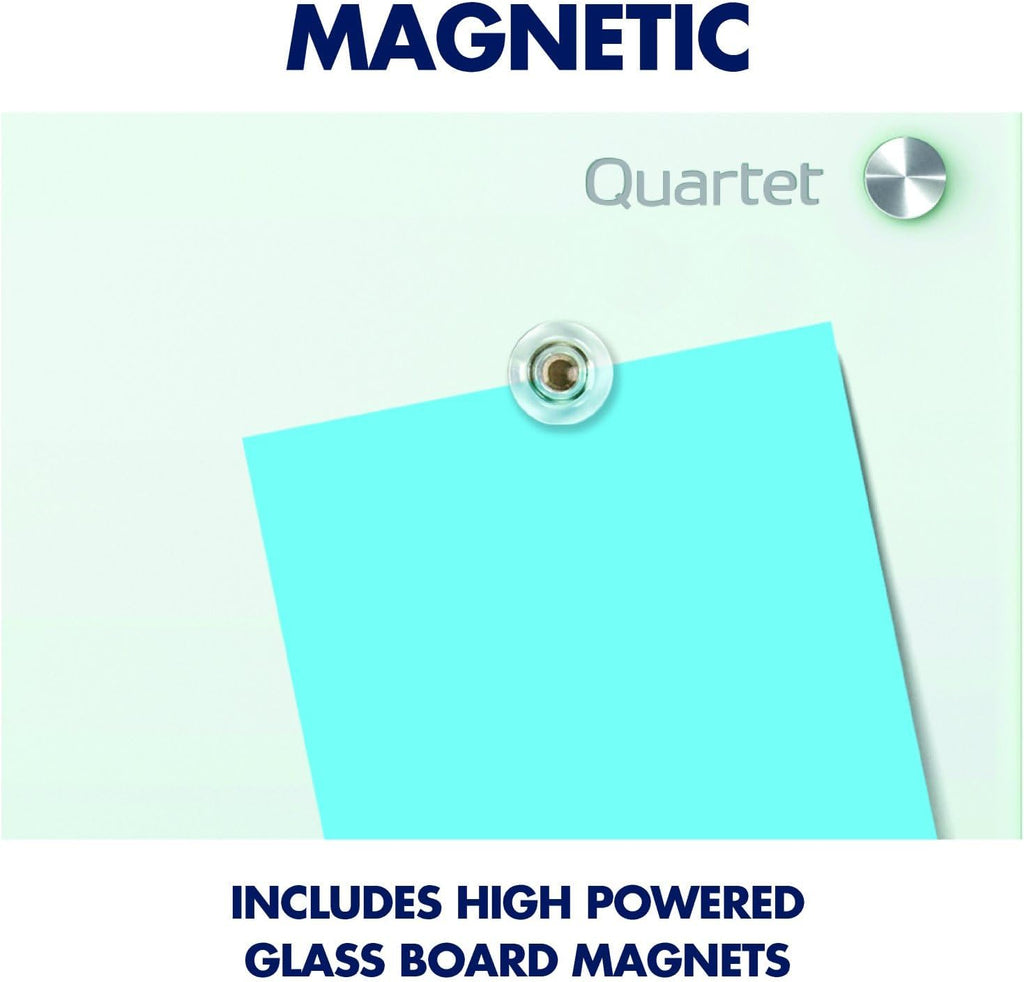 Magnetic Glass Dry Erase White Board, 6' x 4' D540