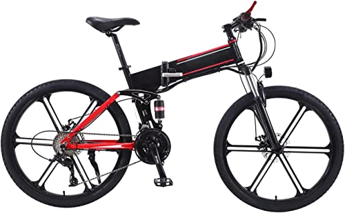 26" 350W 36V 10A Foldable Electric Bike with Removable Battery A819