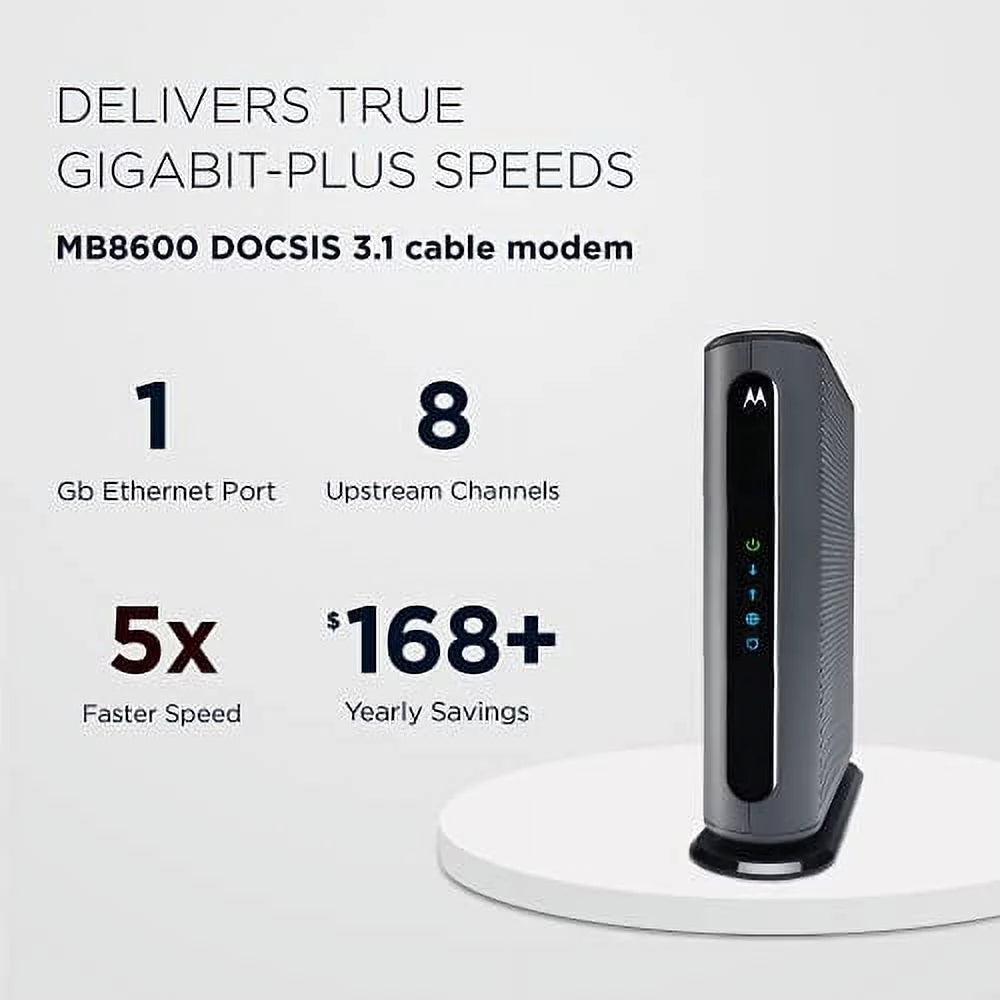 DOCSIS 3.1 Cable Modem with 1 Gbps Ethernet Port C65499