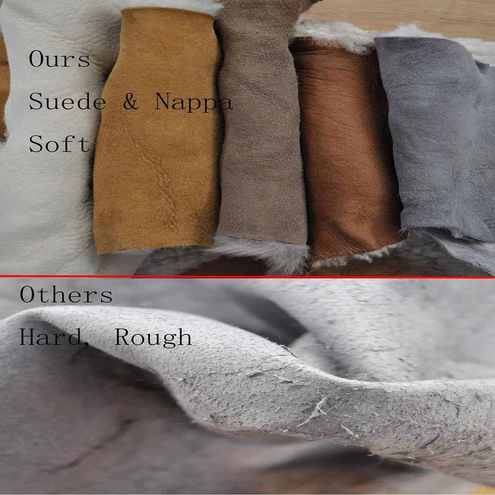 1 Pound/Bag Leather Wool Remnants R735