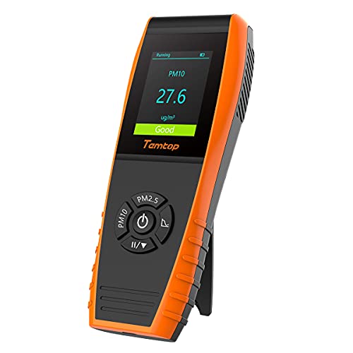Air Quality Monitor PM2.5 PM10 Particle Counter Formaldehyde Temperature Humidity TVOC AQI Tester S380533