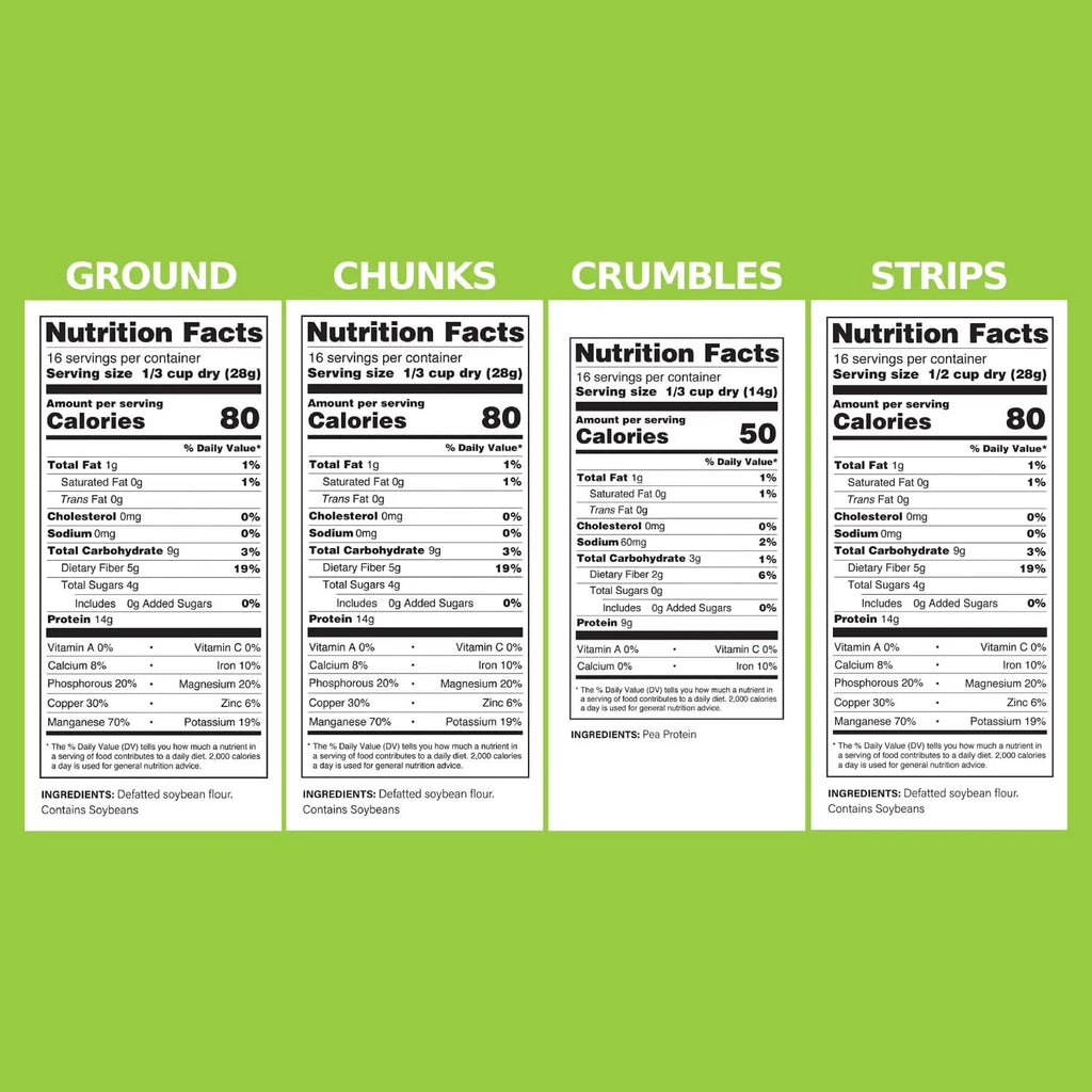 Hearty Plant Protein Variety Pack, 4 Bags I951