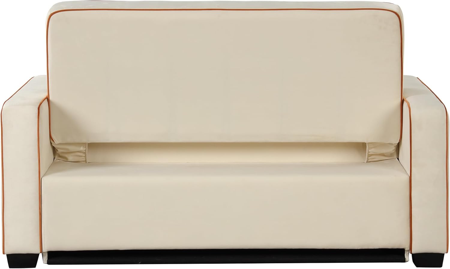 Velvet Convertible Sofa Bed with USB Charging Port L7160