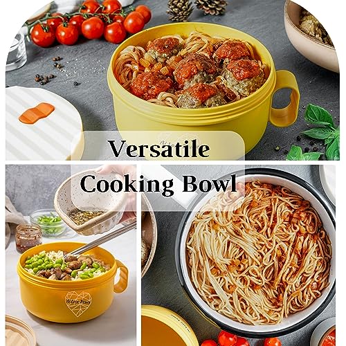 40 oz Microwave Ramen Bowl with Lid W643